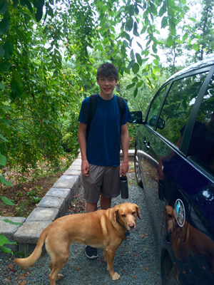 Leo, first day of 10th grade, September 2015