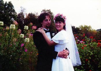 Sharon and Derrick's wedding, October 1994